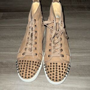 Christian Louboutin men’s spiked sneakers